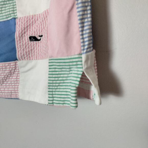 Vineyard Vines Patchwork Mini Skirt - Blue, Pink, Green, White - Picture 4 of 6